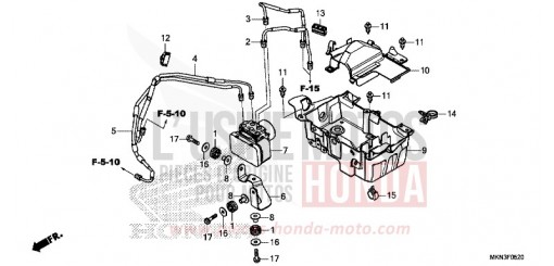 MODULATEUR ABS CB650RAK de 2019